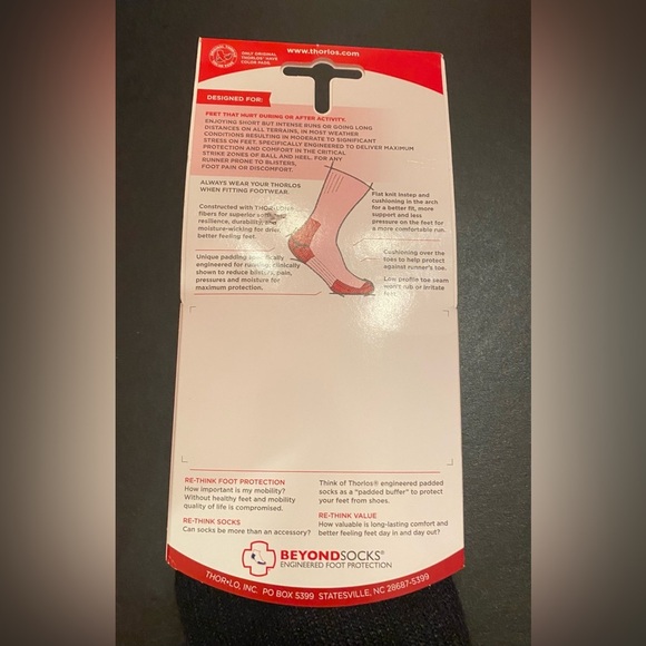 Thorlos Running Unisex Ankle Socks Foot Protection Size Large - Picture 7 of 9